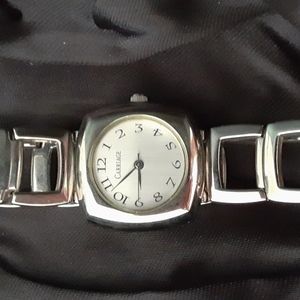 Carriage watch with bracelet band